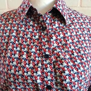 Women's Red, White and Blue Ben Sherman Shirt
